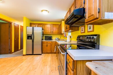Kitchen with stainless appliances