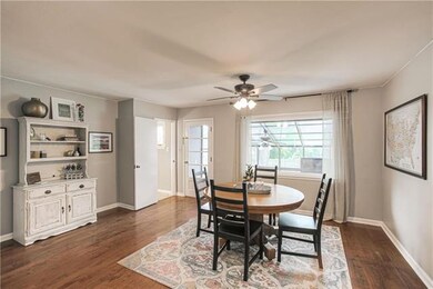 Dining room view 2. Open door on left wall is for 