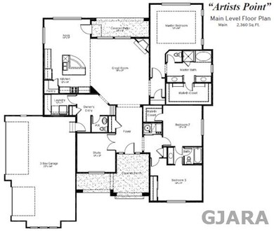 Home will be built with garage left.