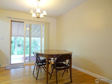 Sliding door to covered patio