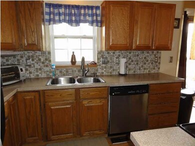 Window over the kitchen sink.