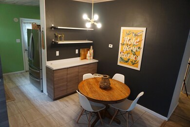Eat-in kitchen area.