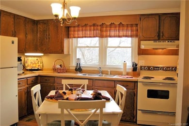 Double Sink and good counter space.
