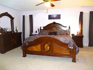Master Bedroom. Spacious Master Suite with King Be
