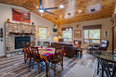 fireplace and living room