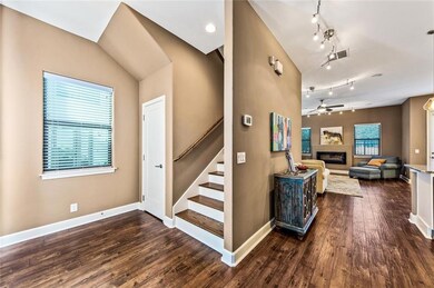 Entry to the unit brings you into the open concept
