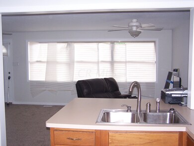 View from Kitchen into Family Room