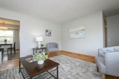 Foyer with coat closet