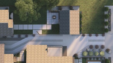 View from above of property