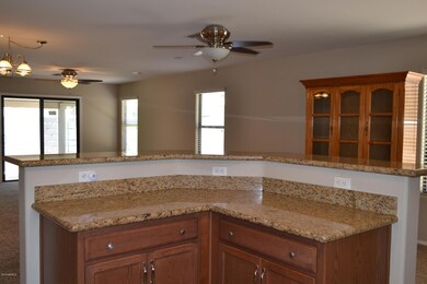 GRANITE PREP AREA w/ CABINETS
