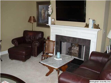 FIREPLACE FROM DEN SIDE