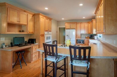 Gathering bar in kitchen