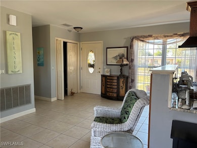 View of tiled foyer entrance