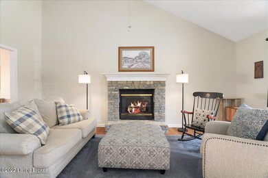 Cozy up to the Gas Fireplace