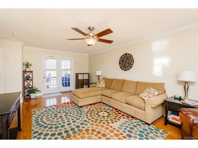 Rear doors lead to the spacious deck.