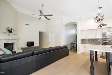 Family Room looking towards foyer