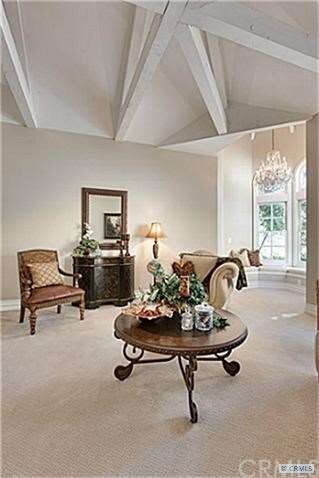 View of living room from immediately inside the fr