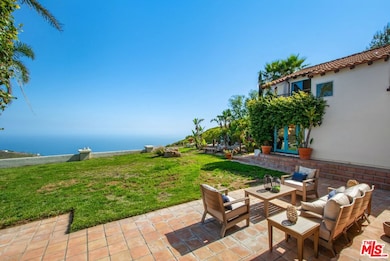 back yard with panoramic ocean