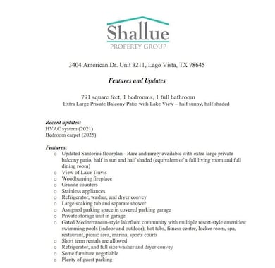 Features and Updates