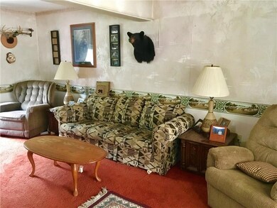 Extra large living room boasts lots...