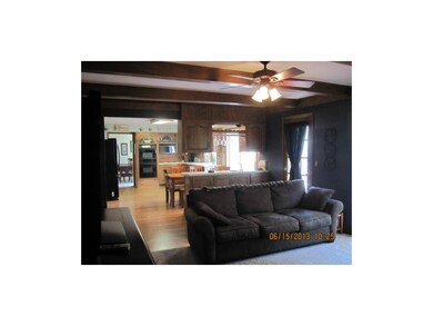 Family Room Opens to Kitchen