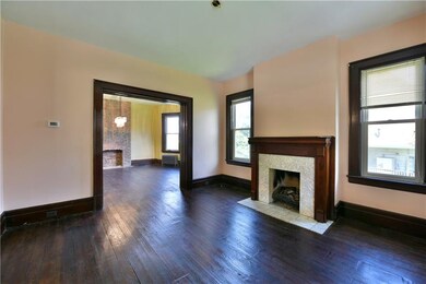 Another view of the Living room Opens into the Dining room Can be closed of with the original pocket doors