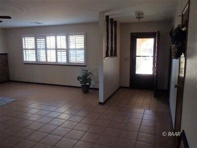 Looking back to front door