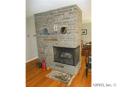 Living Room stone fireplace