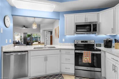 Kitchen with quartz countertops