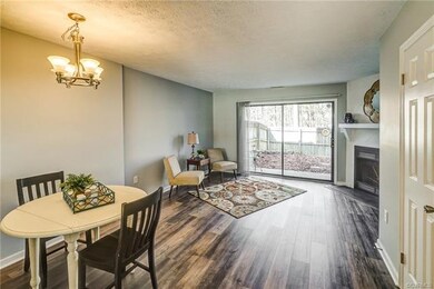 Open Living Space with Beautiful New Floors