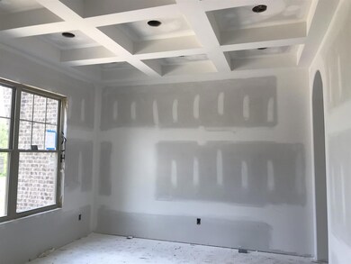 Dining Room. This is the actual house under construction