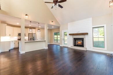 Example of the home being built on this lot