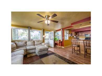 Additional living space in family room with an exi