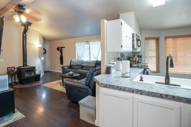 4. Living Room with Wood Stove