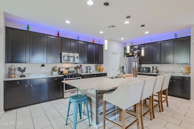 Kitchen with huge island