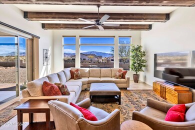 Great Room with Exposed Beams