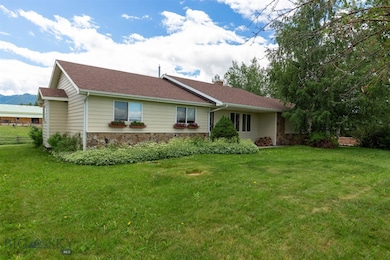 Large front yard set back from street for privacy