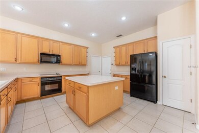 KITCHEN offers plenty of counter & cabinet space, 