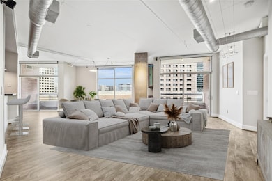 Seamlessly blending the kitchen, dining, and enter