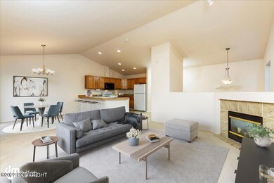 Living Room with Fireplace