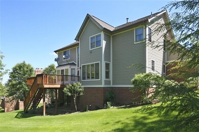 BACK VIEW WITH EXPOSED WALK-OUT BASEMENT & PRIVATE