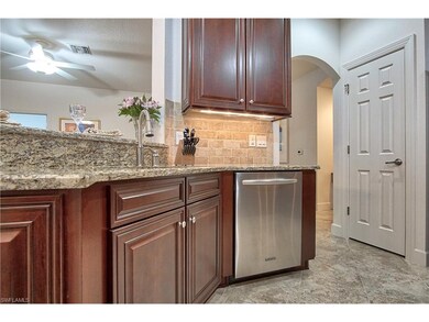 The kitchen bar enables entertaining guests from the family and dining room.