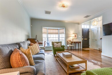 Inviting bay window seat allowing light and comfor