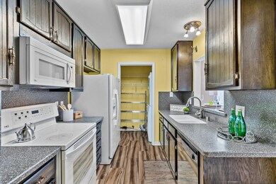 Washer and Dryer included and located in the unit.