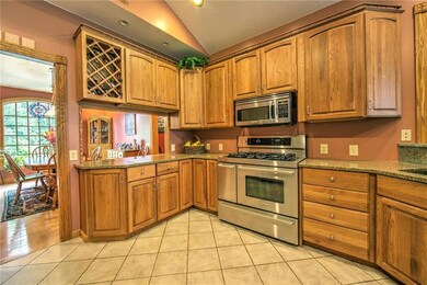 23x12 Hickory Kitchen with convenient pass thru co