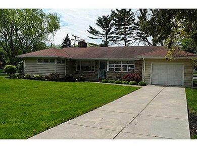 Exterior Front. Newer concrete driveway and walkwa