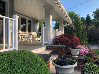 The inviting front porch.