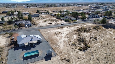 Aerial perspective of suburban area