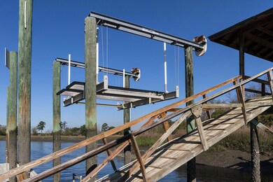looking up from dock