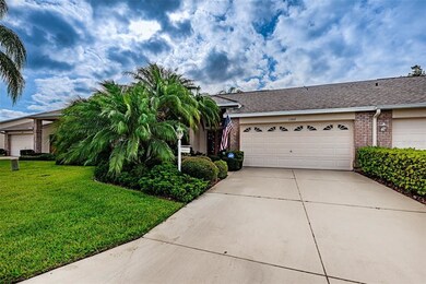 Driveway with 2 car garage